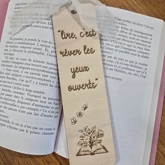 Marque page - Lire c'est rêver