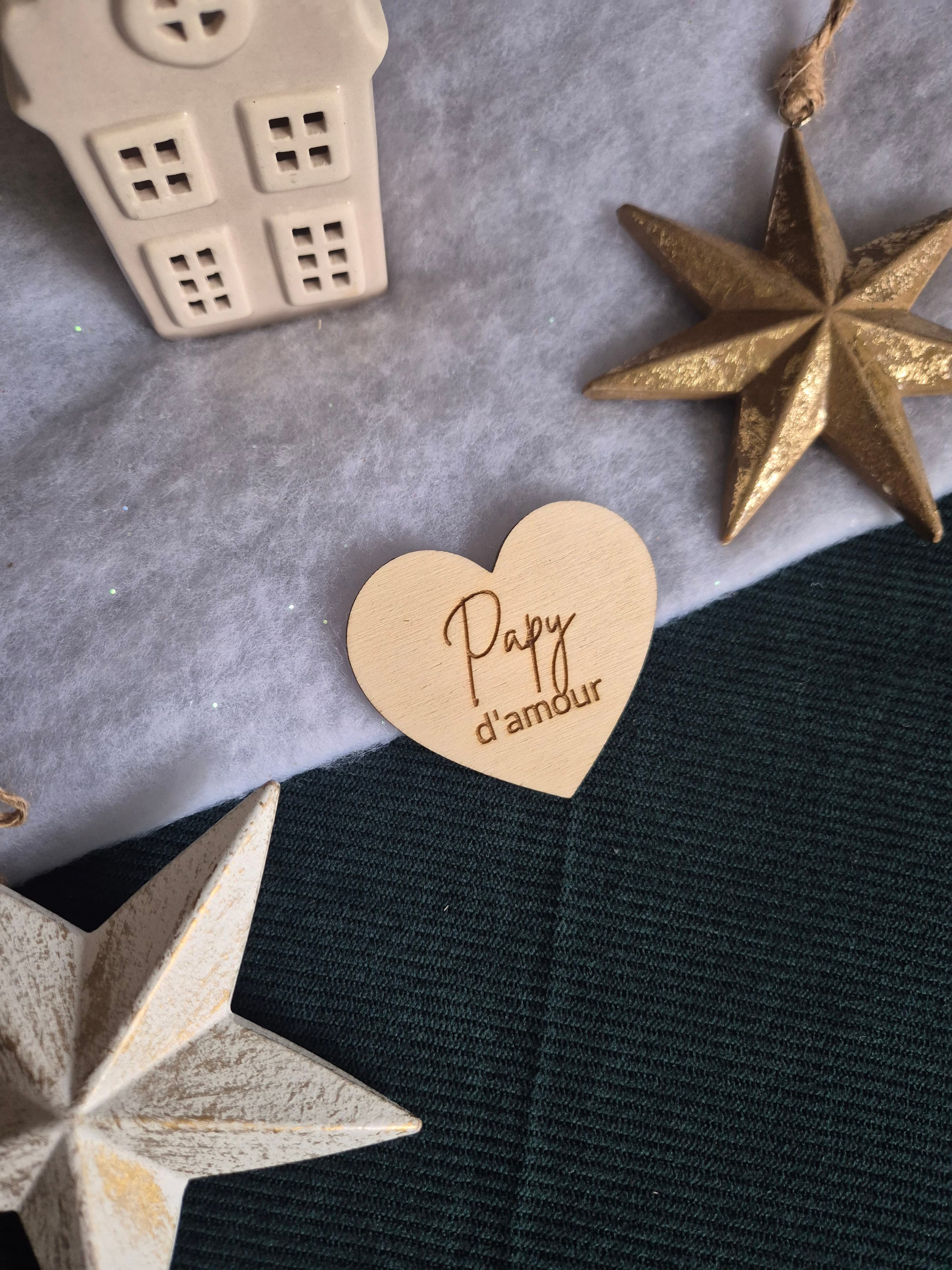 Magnet Coeur - Papy d'amour